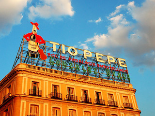 El Tío Pepe en la Puerta del Sol
